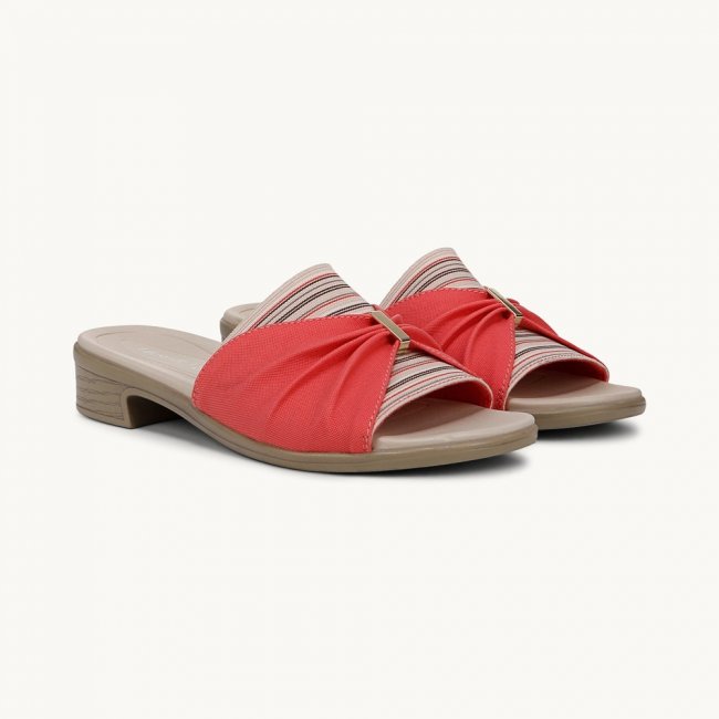 LifeStride Paradise Sandal - Coral Beach Jersey Fabric LifeStride Paradise Sandal - Coral Beach Jersey Fabric