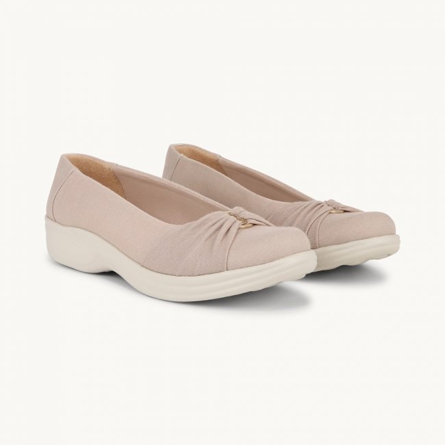LifeStride Paige Slip On - Beige Fabric LifeStride Paige Slip On - Beige Fabric