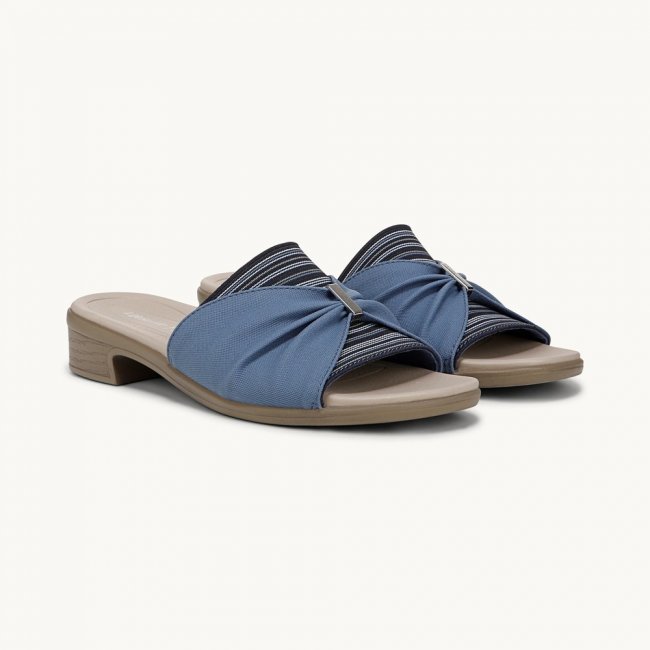 LifeStride Paradise Sandal - Elemental Blue Jersey Fabric LifeStride Paradise Sandal - Elemental Blue Jersey Fabric