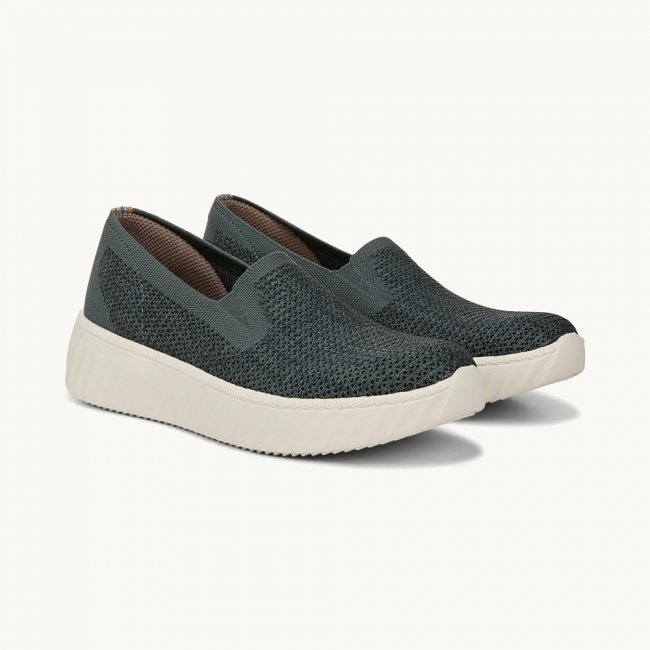LifeStride Wednesday Slip On - Sage Leaf Heathered Knit LifeStride Wednesday Slip On - Sage Leaf Heathered Knit