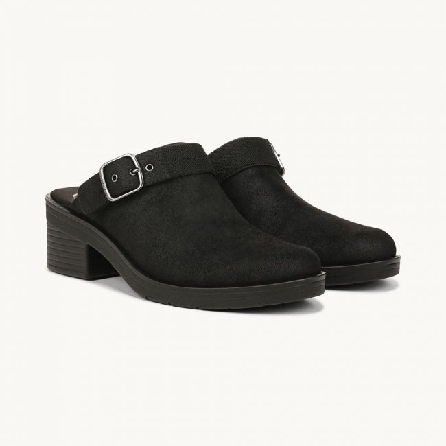 LifeStride Open Book Clog - Black Fabric LifeStride Open Book Clog - Black Fabric