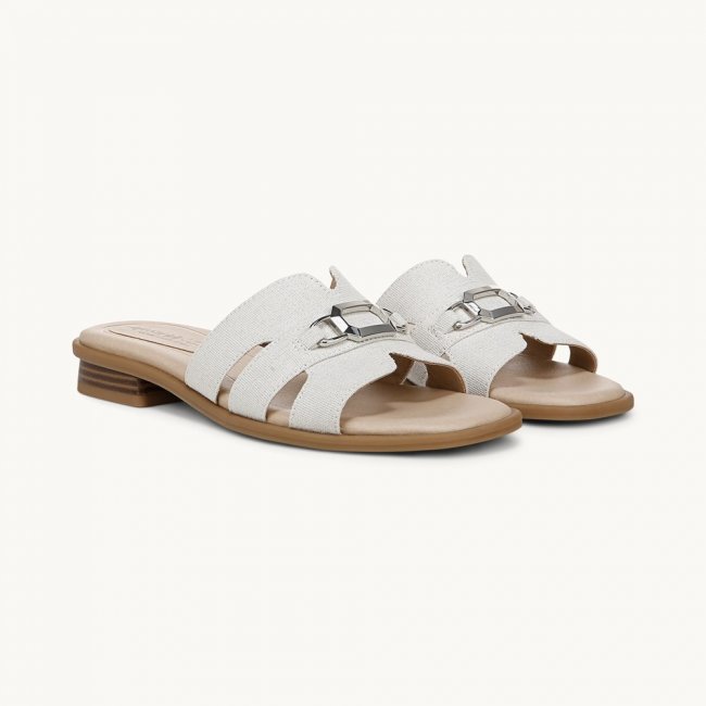 LifeStride Royalty Bit Sandal - Natural Fabric LifeStride Royalty Bit Sandal - Natural Fabric
