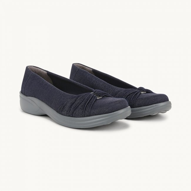 LifeStride Paige Slip On - Navy Blazer Fabric LifeStride Paige Slip On - Navy Blazer Fabric