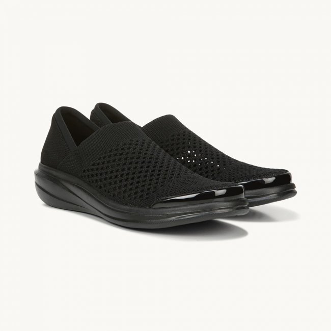 LifeStride Charlie Knit Slip On - Black Fabric LifeStride Charlie Knit Slip On - Black Fabric