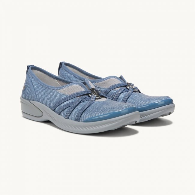 LifeStride Niche Slip On - Washed Denim Fabric LifeStride Niche Slip On - Washed Denim Fabric